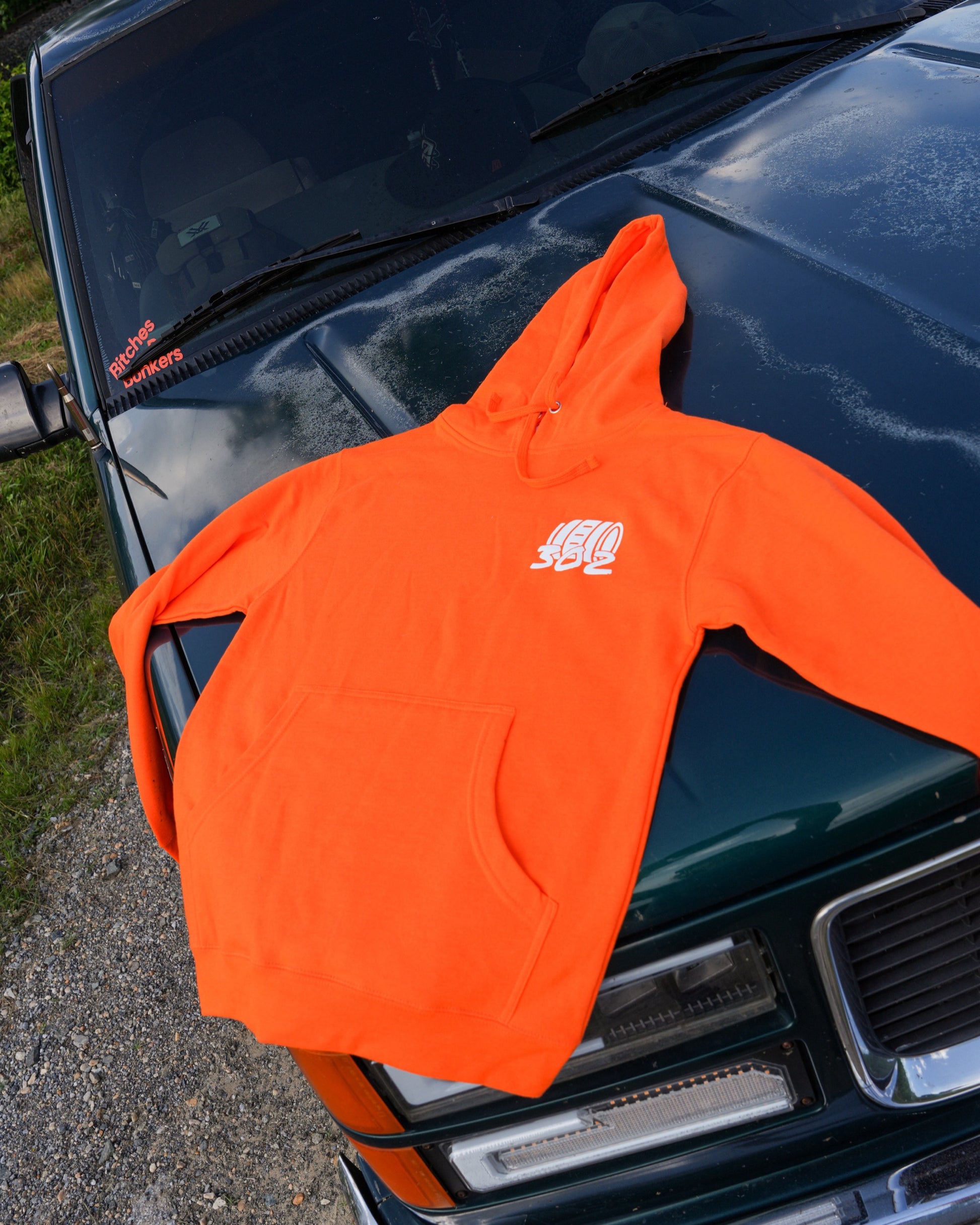 High viz Orange Hoodie